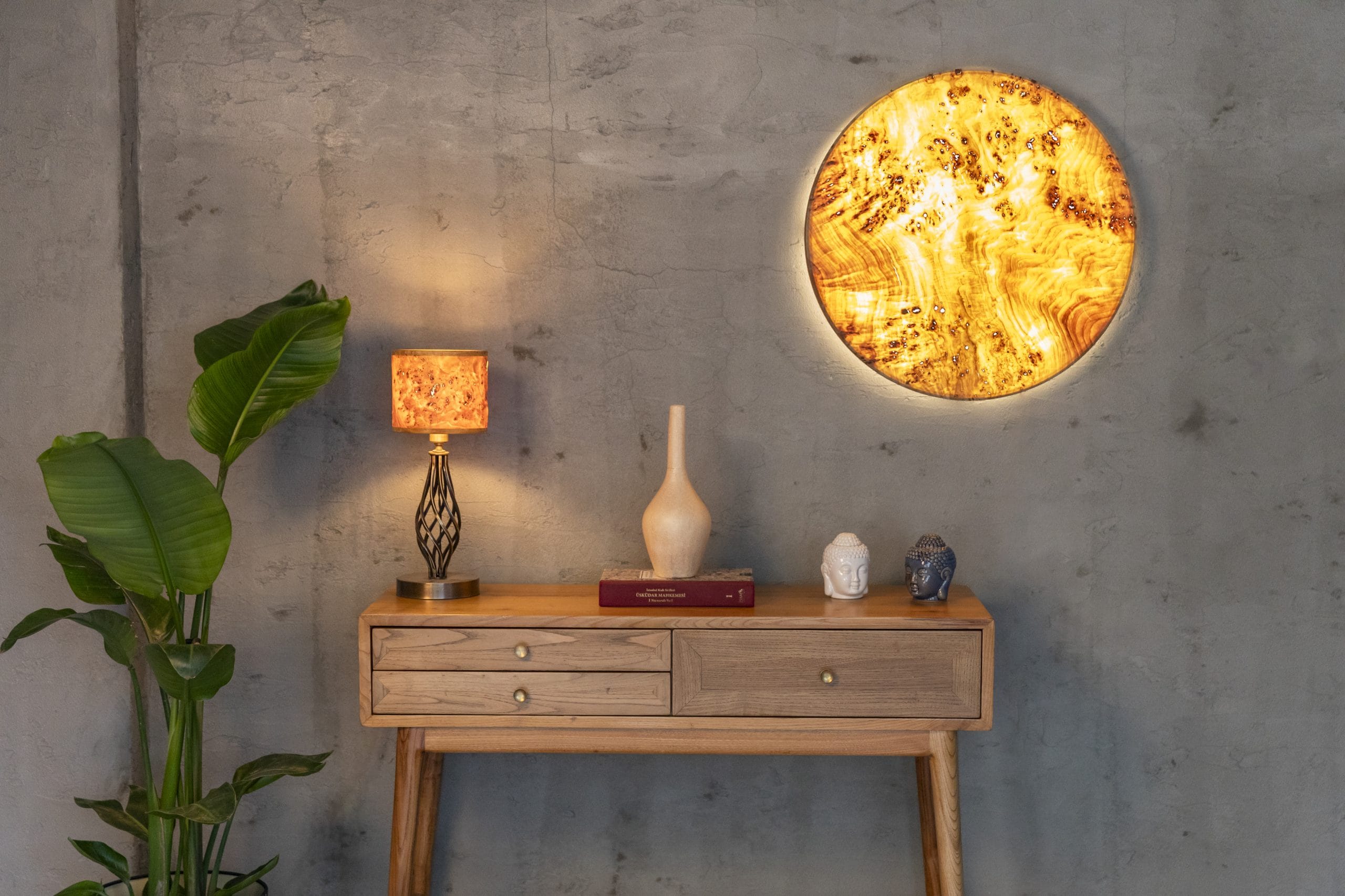 Ahşap Duvar Aplik