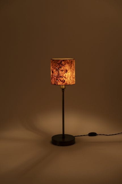 Torni Mazel Kaplamalı Masa Abajuru