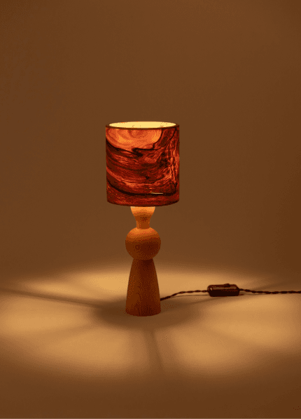 TAKKA Renkli Diş Budak Kaplama El Yapımı Abajur