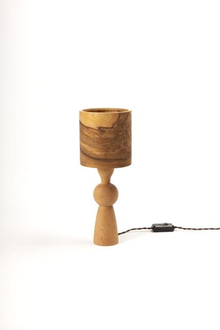 TAKKA Renkli Diş Budak Kaplama El Yapımı Abajur