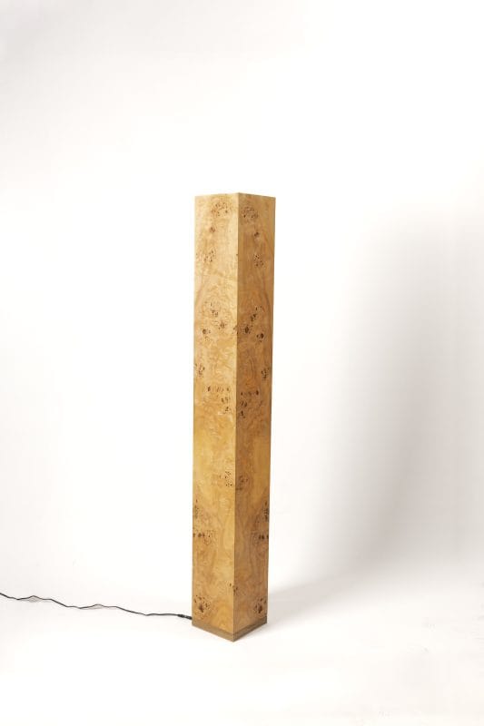 NUOTIO El Yapımı Mazel Kaplama Dikey Lambader