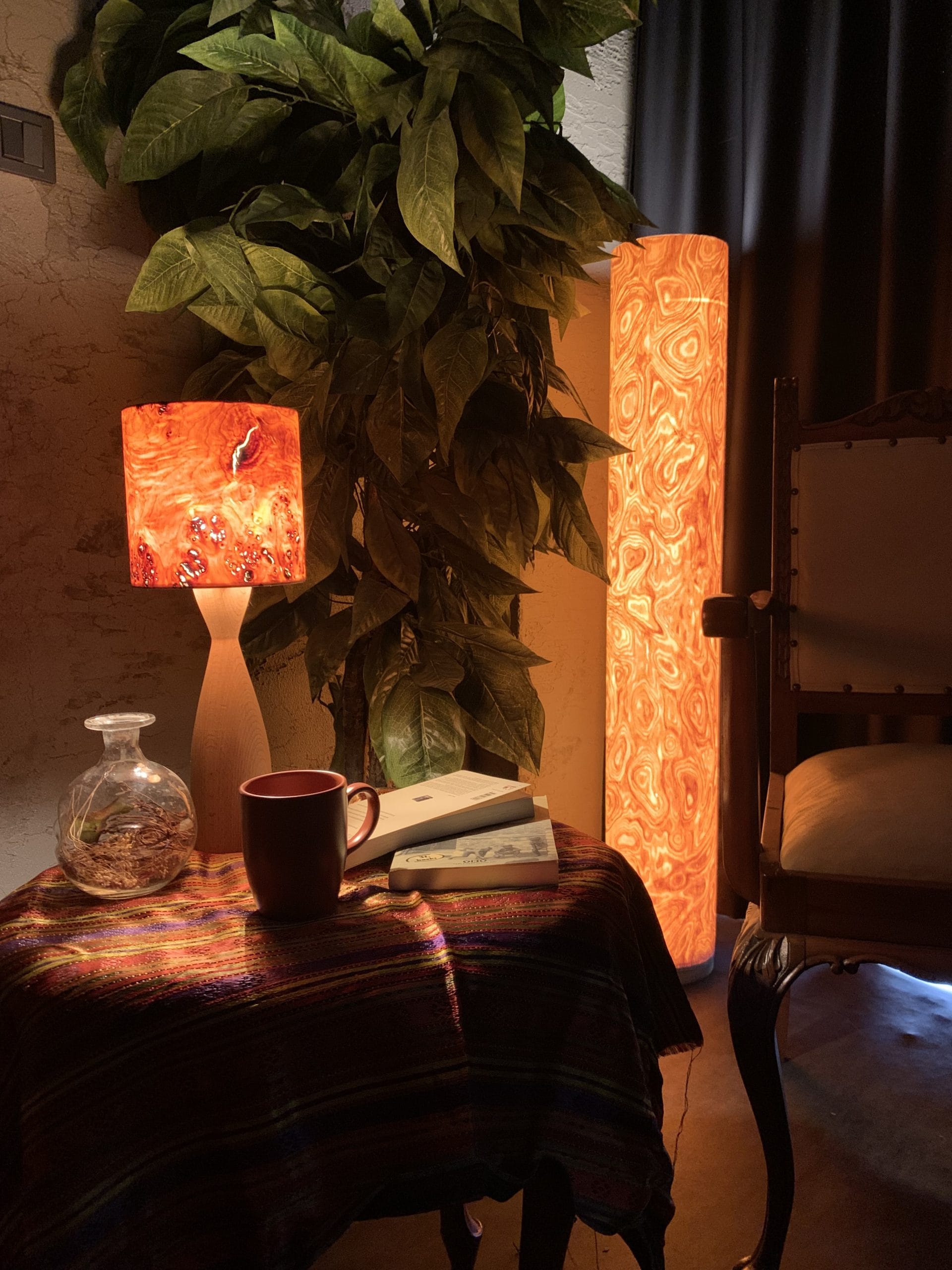 TIKKU Mazel Kaplama El Yapımı Abajur