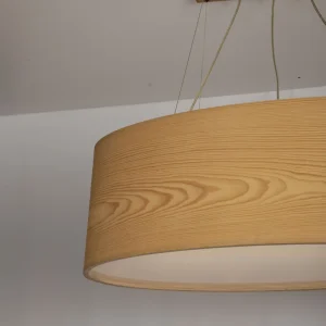 AURINKO Cam 70 cm ahşap tavan sarkıtı sönük ürün görünümü